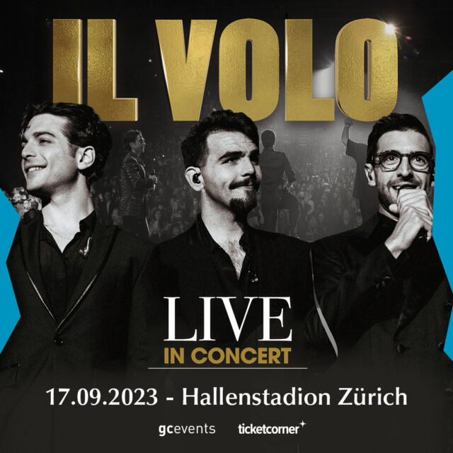 Konzertankündigung🔥 Das italienische Trio kommt in die Schweiz und macht am 17.09.2023 Halt bei uns im Hallenstadion. 
Tickets sind ab dem 24.03.2023 um 15:00 Uhr auf unserer Website erhältlich🎟️.

@gcevents.ch @ilvolomusic @ticketcorner #ilvolo #italian #music #live #poptrio #italy #tickets #vorverkauf #eurovision #songs #hallenstadion #zuerich